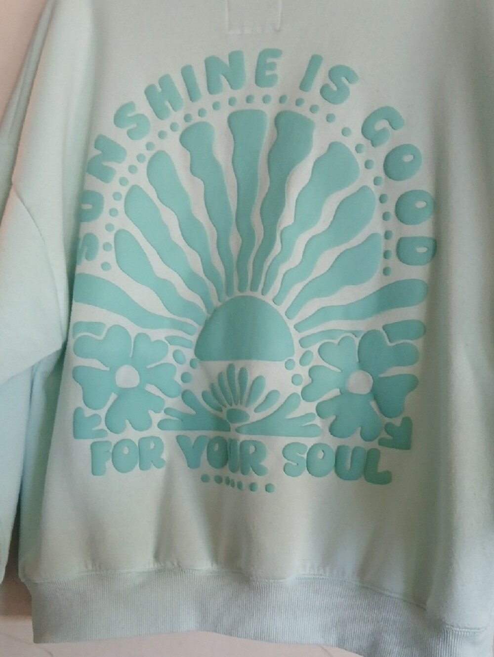 Limited Too Mint Green Crewneck Sweatshirt - Picture 2 of 8